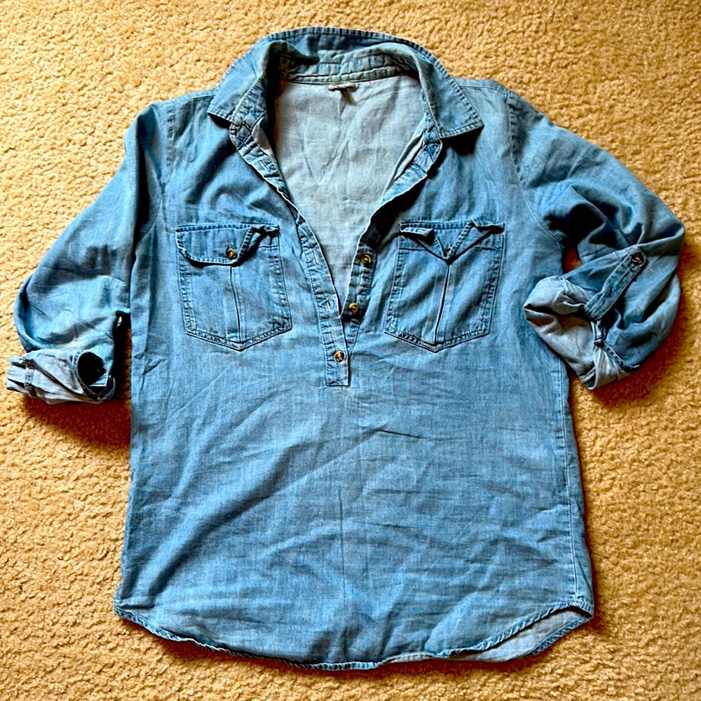 Jean tunic top